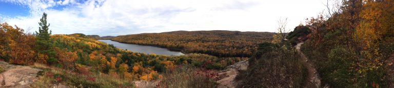 Backpacking Porcupine Mountains - Lake of the clouds