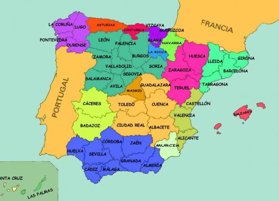 Providences of Spain